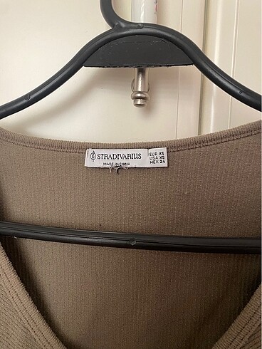 xs Beden camel Renk Stradivarius bluz