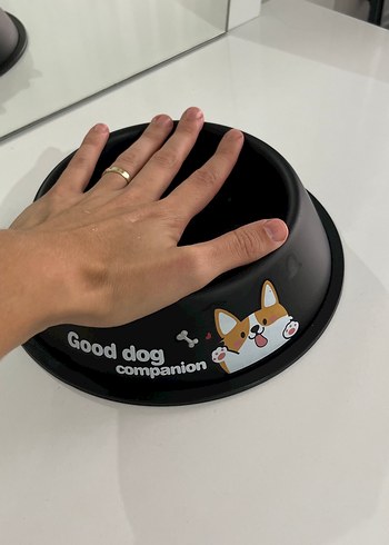 Good Dog Companion Siyah çelik Köpek Mama Kabı - Görsel 3