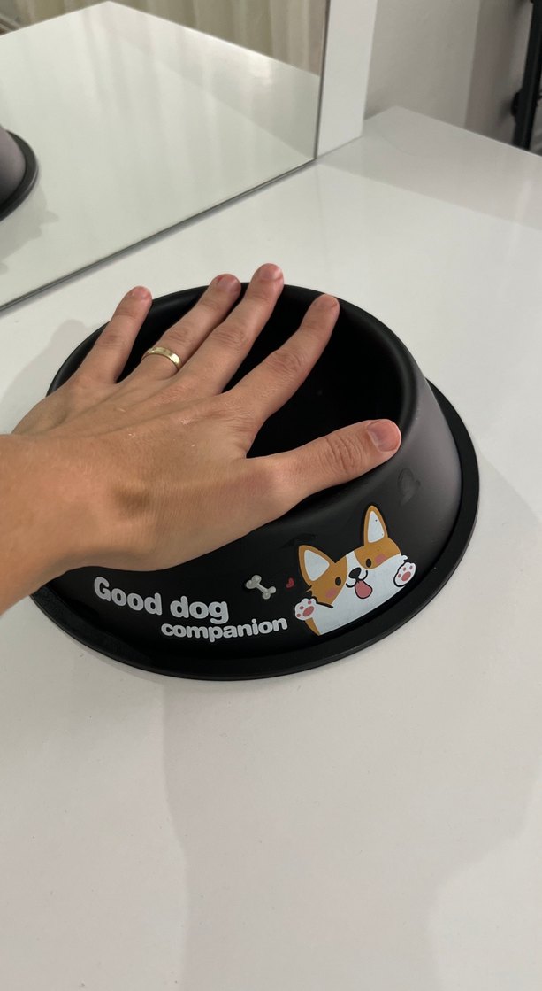 Good Dog Companion Siyah çelik Köpek Mama Kabı - Görsel 3