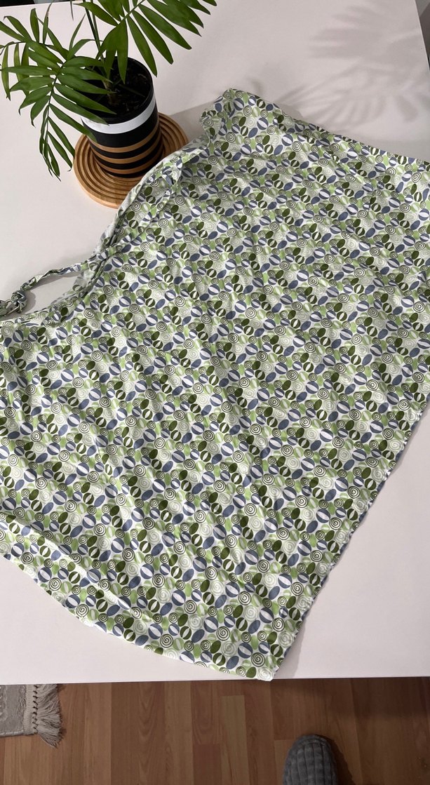 Yeşil Baskılı emzirme önlüğü - Görsel 4