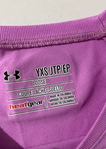 Mor Kısa Kollu Kız Tişörtü - Görsel 7