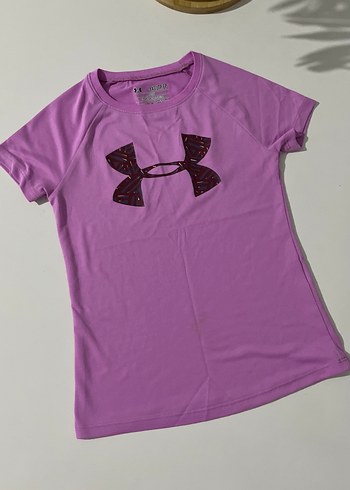 Mor Kısa Kollu Kız Tişörtü - Görsel 3