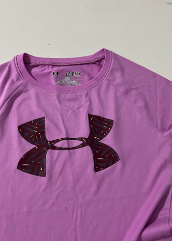Mor Kısa Kollu Kız Tişörtü - Görsel 5