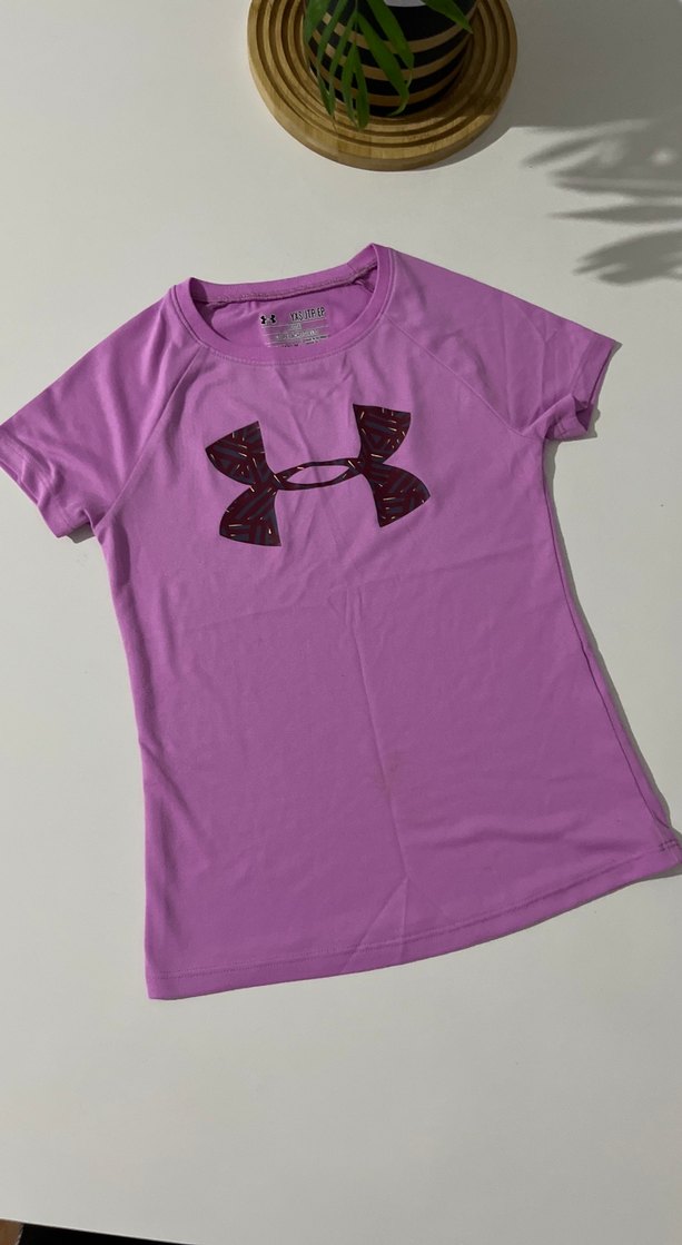 Mor Kısa Kollu Kız Tişörtü - Görsel 3