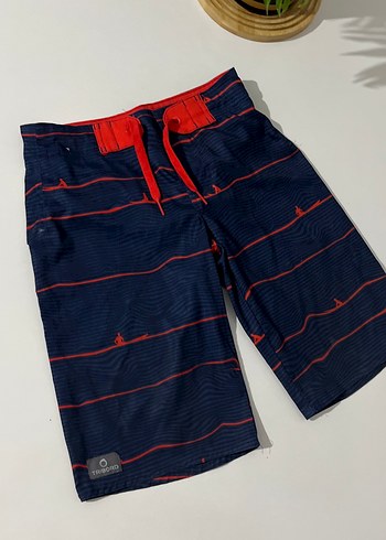 Renkli Mavi Erkek çocuk  Plaj Şortu - Görsel 2