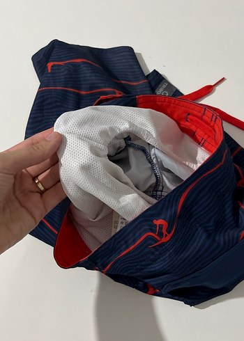 Renkli Mavi Erkek çocuk  Plaj Şortu - Görsel 9