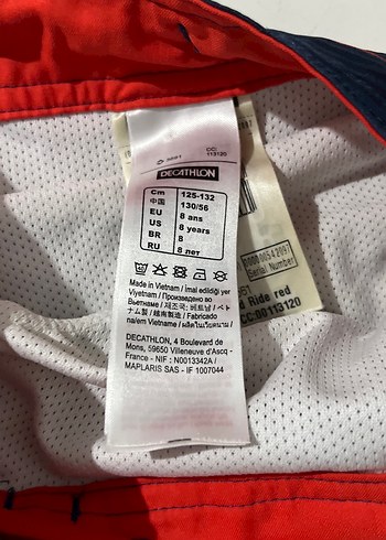 Renkli Mavi Erkek çocuk  Plaj Şortu - Görsel 7