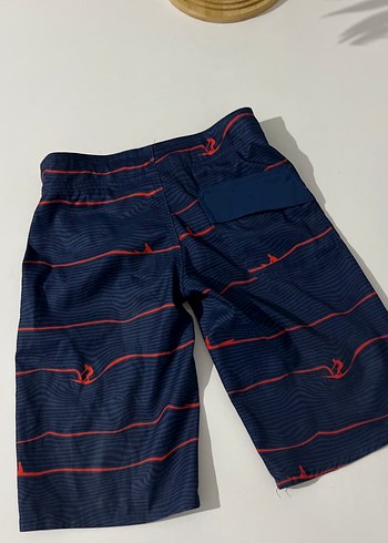 Renkli Mavi Erkek çocuk  Plaj Şortu - Görsel 8