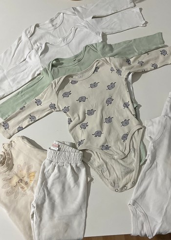 Bebek Erkek Kısa Kollu Pamuklu Body - Görsel 3