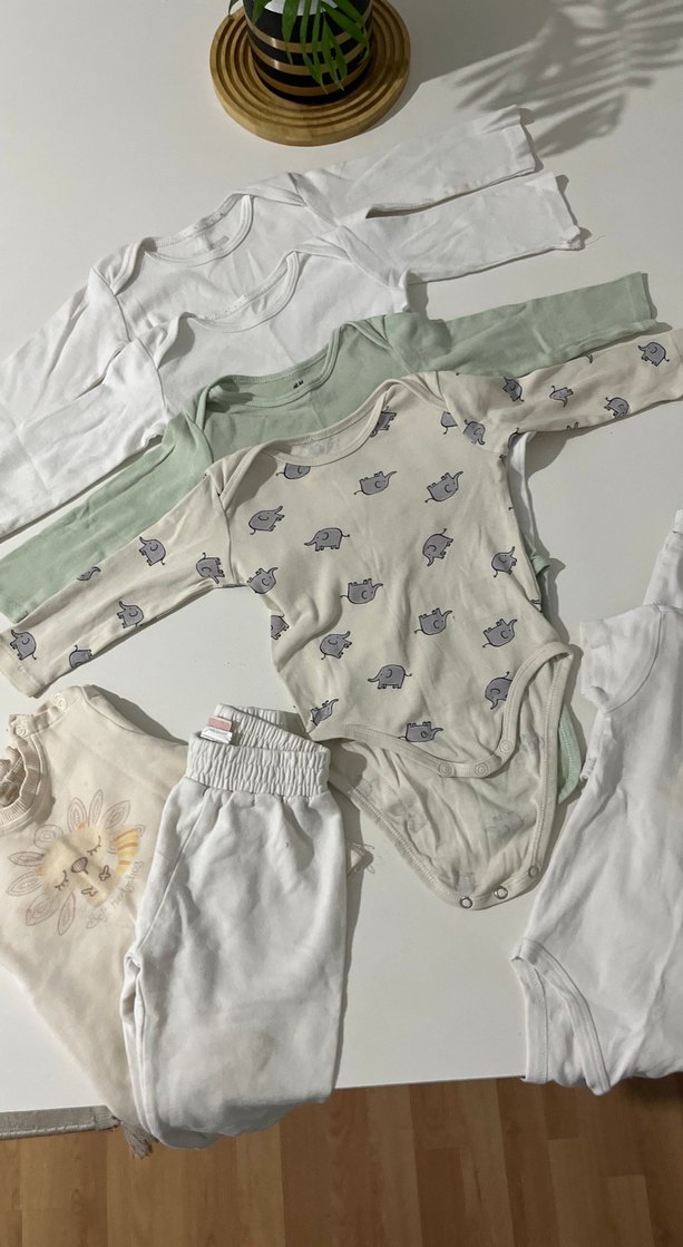 Bebek Erkek Kısa Kollu Pamuklu Body - Görsel 3