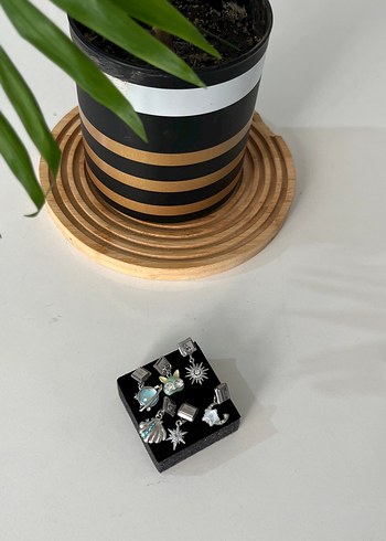 Kadın italyan çelik charm - Görsel 2