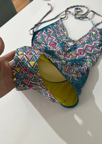 Renkli Bohem Desenli Kadın Mayo - Görsel 8