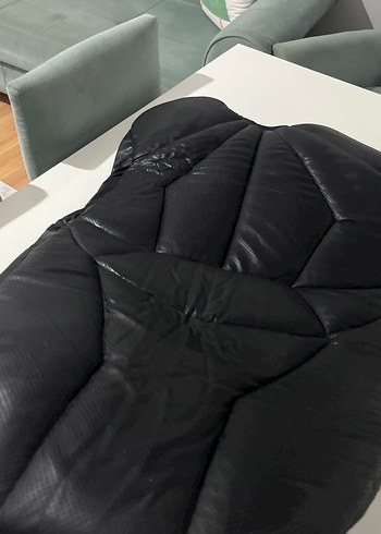 Siyah Deri Motosiklet koltuk kılıfı - Görsel 5