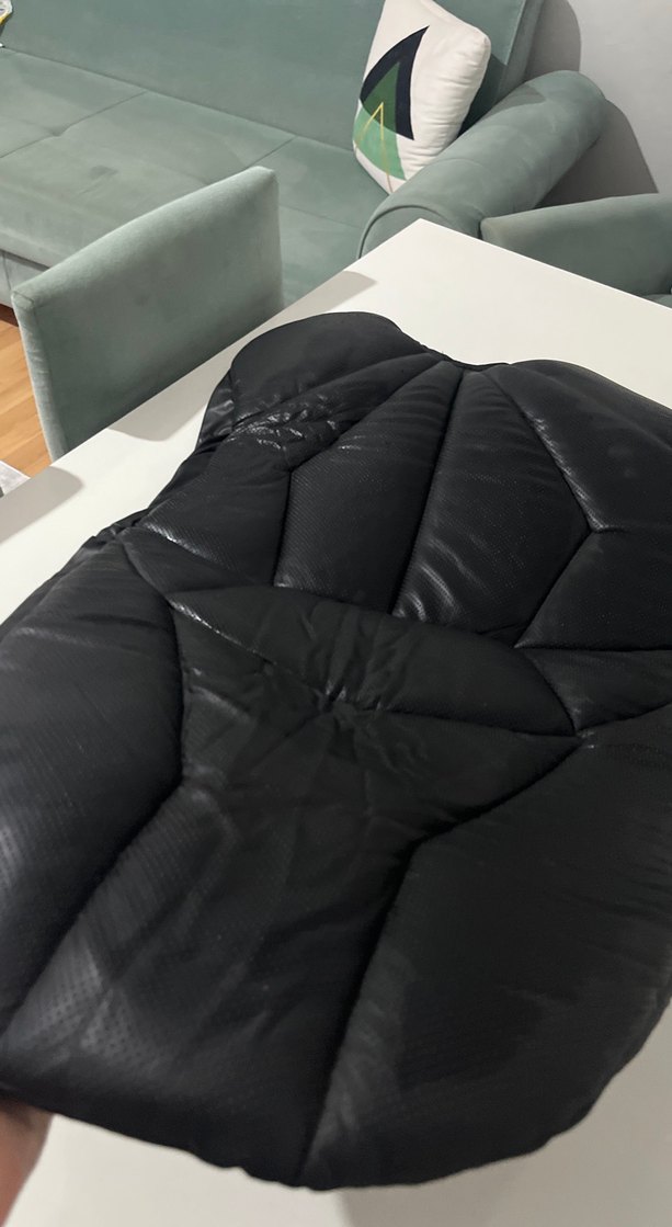 Siyah Deri Motosiklet koltuk kılıfı - Görsel 5