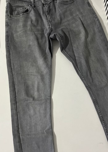 Gri Regular Fit Denim Erkek Jean Pantolon - Görsel 7