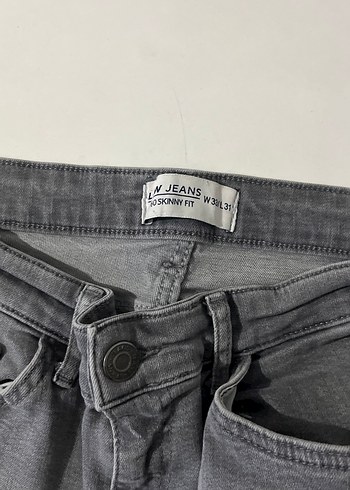 Gri Regular Fit Denim Erkek Jean Pantolon - Görsel 5