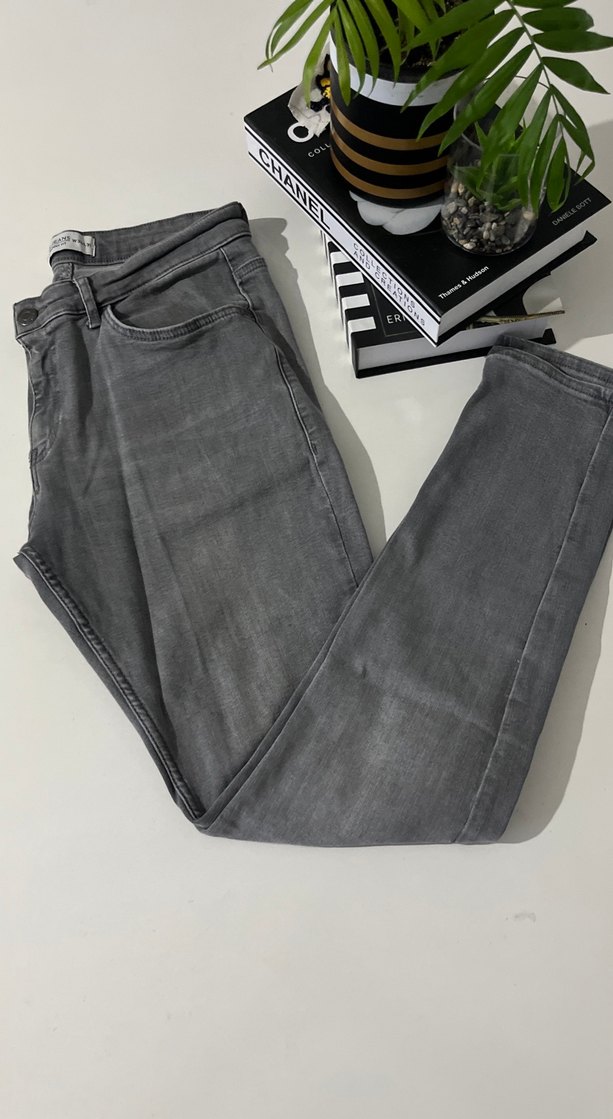 Gri Regular Fit Denim Erkek Jean Pantolon - Görsel 4
