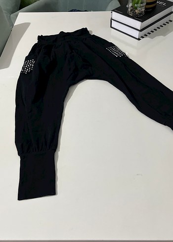 Siyah Kuşaklı Hamile Pantolonu - Görsel 3