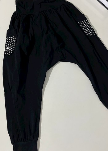 Siyah Kuşaklı Hamile Pantolonu - Görsel 2