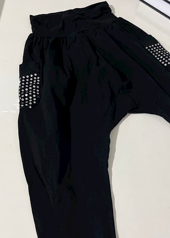 Siyah Kuşaklı Hamile Pantolonu - Görsel 5