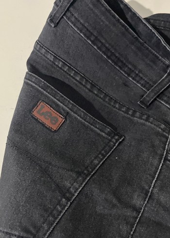 Siyah Midi Boy Denim Pantolon - Görsel 5