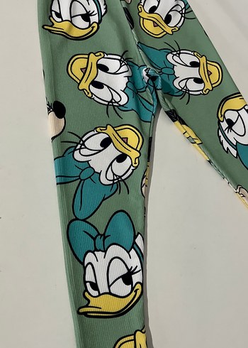 Renkli Baskılı Rahat Kız Tayt - Görsel 3