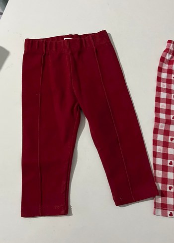 Kız Çocuk Kırmızı Basic Tayt - Görsel 5