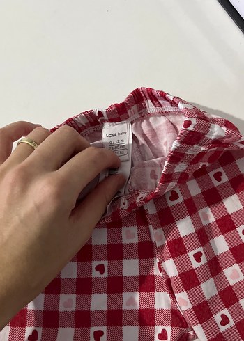 Kız Çocuk Kırmızı Basic Tayt - Görsel 7