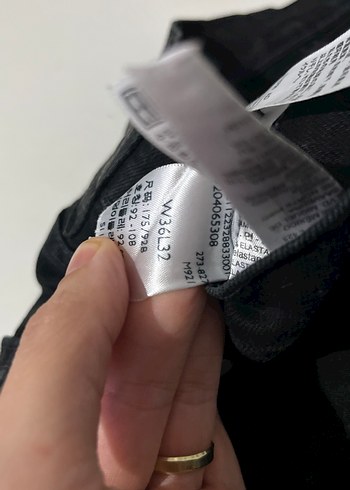 Erkek Siyah Regular Fit Denim Jean - Görsel 4