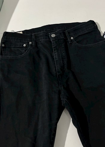 Erkek Siyah Regular Fit Denim Jean - Görsel 2