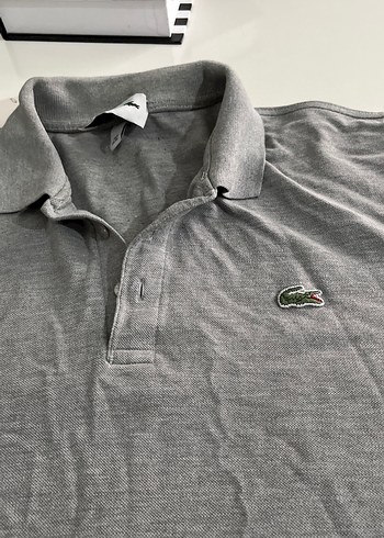Gri Keten Erkek Polo Tişört - Görsel 6
