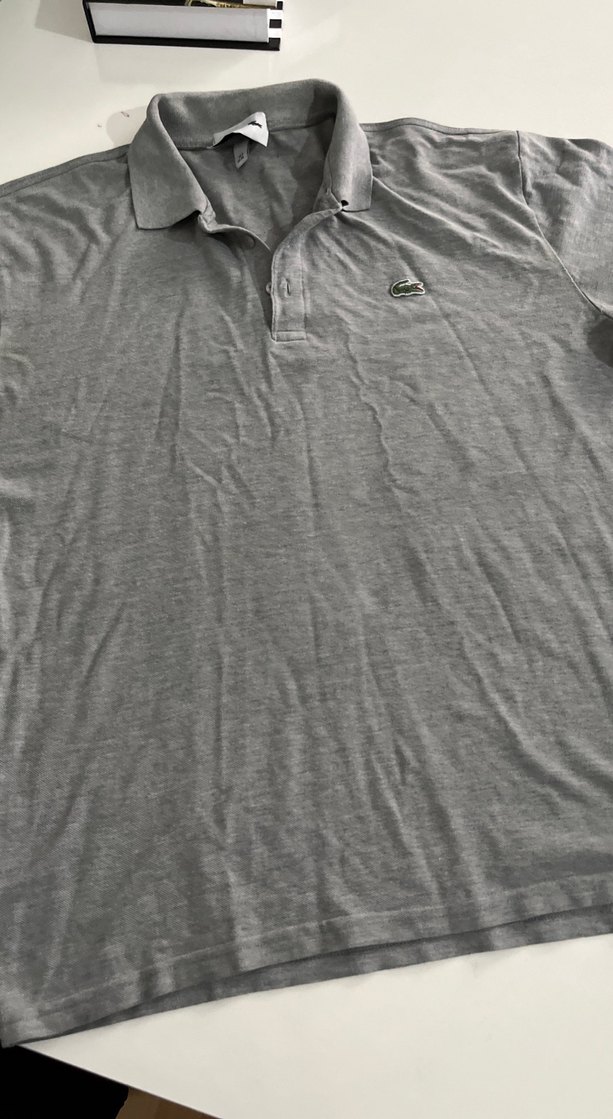 Gri Keten Erkek Polo Tişört - Görsel 5