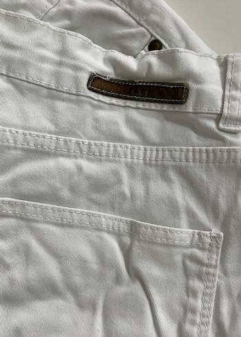 Beyaz Erkek Keten Pantolon - Görsel 8