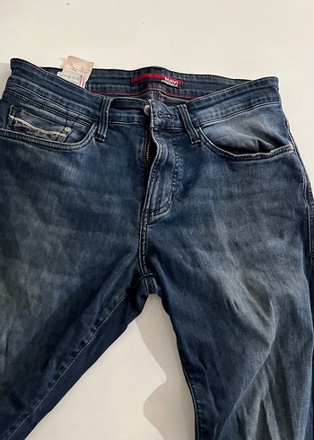 Erkek Mavi Denim Normal Boy Rahat Kesim Jean - Görsel 3