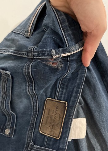 Erkek Mavi Denim Normal Boy Rahat Kesim Jean - Görsel 7