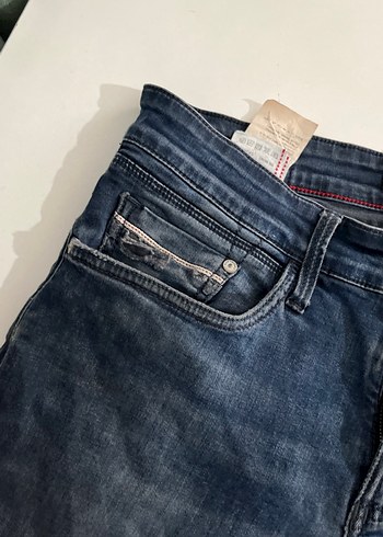 Erkek Mavi Denim Normal Boy Rahat Kesim Jean - Görsel 5
