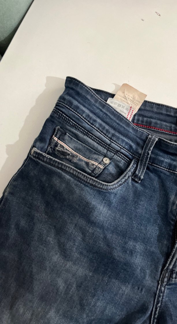 Erkek Mavi Denim Normal Boy Rahat Kesim Jean - Görsel 5