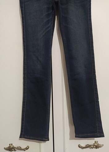13-14 Yaş Beden lacivert Renk Abercrombie kot pantolon slim