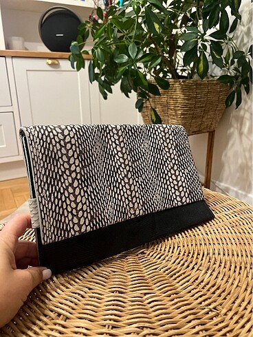 Coach clutch Yılan derisi yeni