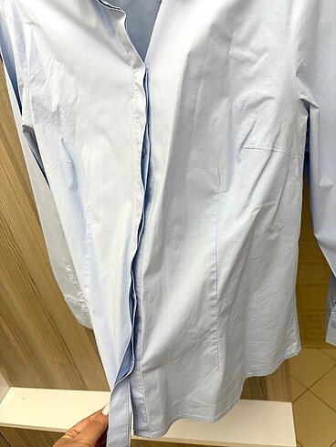 xl Beden mavi Renk Mango kadın gömlek