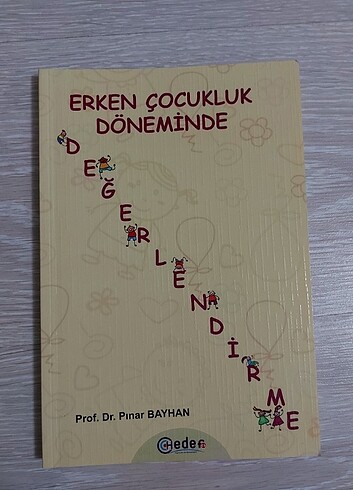ERKEN ÇOCUKLUK DÖNEMİNDE DEĞERLENDİRME hedef yayınları 