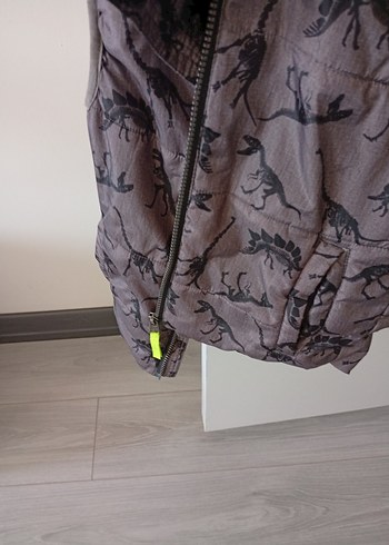 Gri Kamuflaj Desenli Erkek Çocuk Yelek - Görsel 2