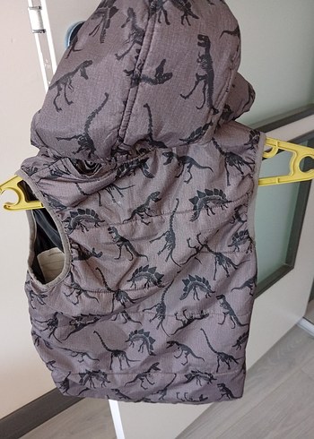 Gri Kamuflaj Desenli Erkek Çocuk Yelek - Görsel 3