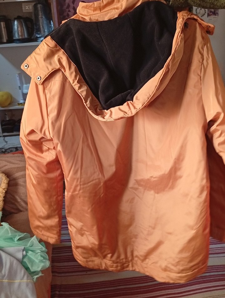 Kadın Parlak Kahverengi Midi Ceket - Görsel 5