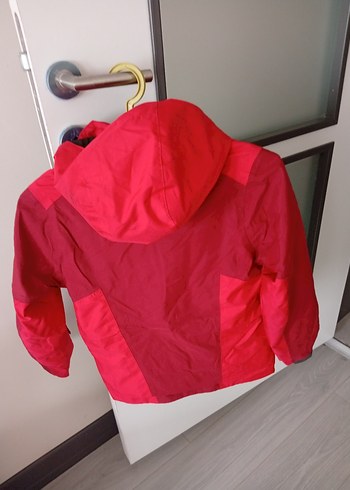 Kırmızı Kadın Mini Fermuarlı Ceket - Görsel 5