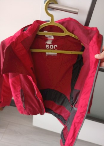 Kırmızı Kadın Mini Fermuarlı Ceket - Görsel 6