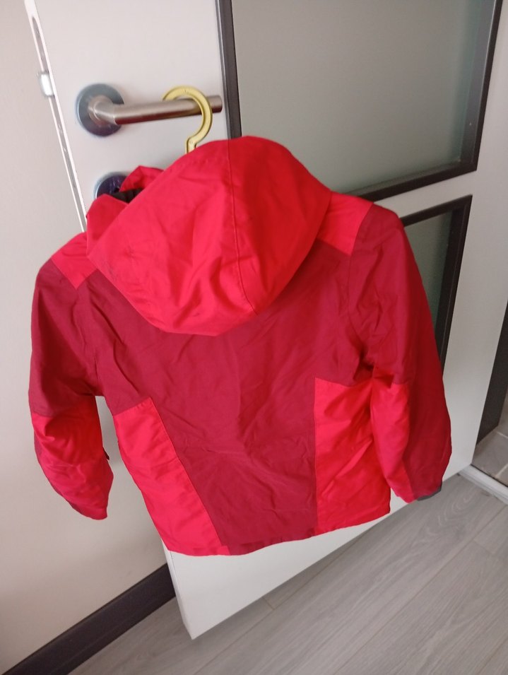 Kırmızı Kadın Mini Fermuarlı Ceket - Görsel 5