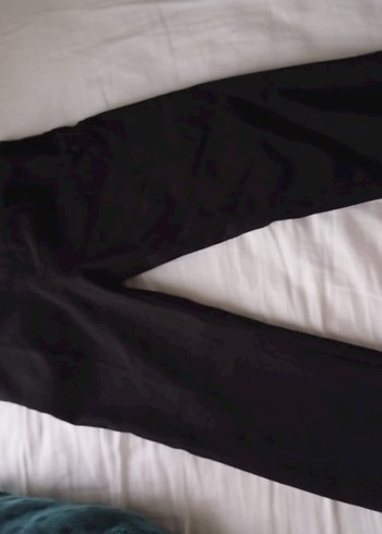 Düğmeli Siyah Midi Hamile Kabanı - Görsel 8