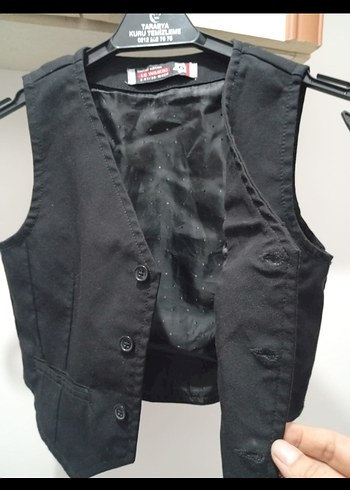 Düğmeli Siyah Midi Hamile Kabanı - Görsel 4