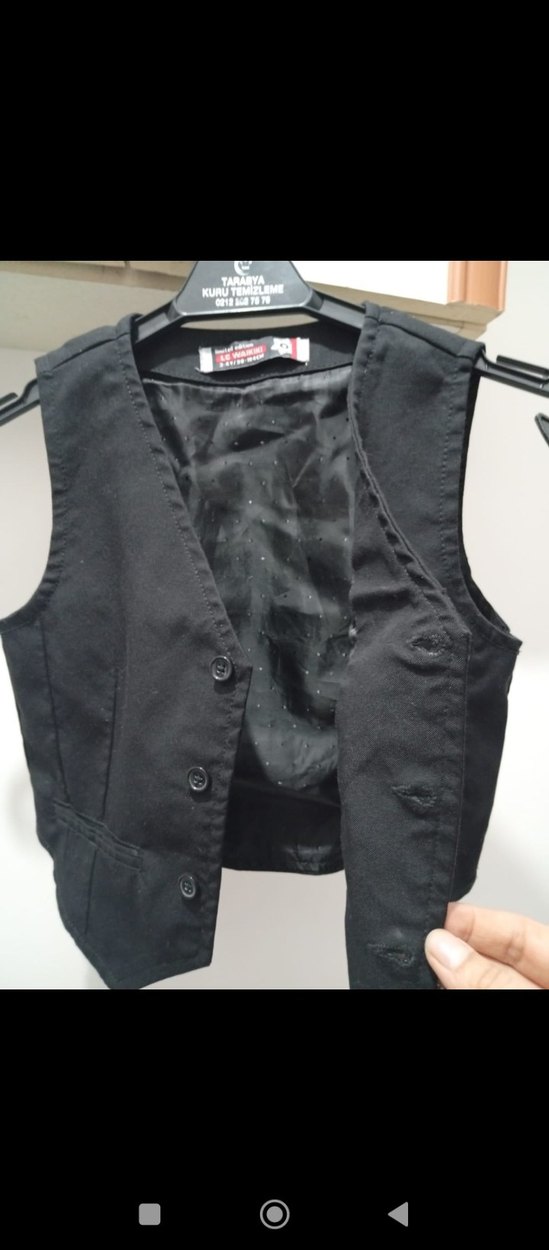 Düğmeli Siyah Midi Hamile Kabanı - Görsel 4